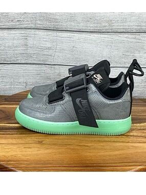 Nike Air Force 1 Utility Cool Grey OBJ Odell Beckham Jr Shoe AV2040-001 Kids 5.5